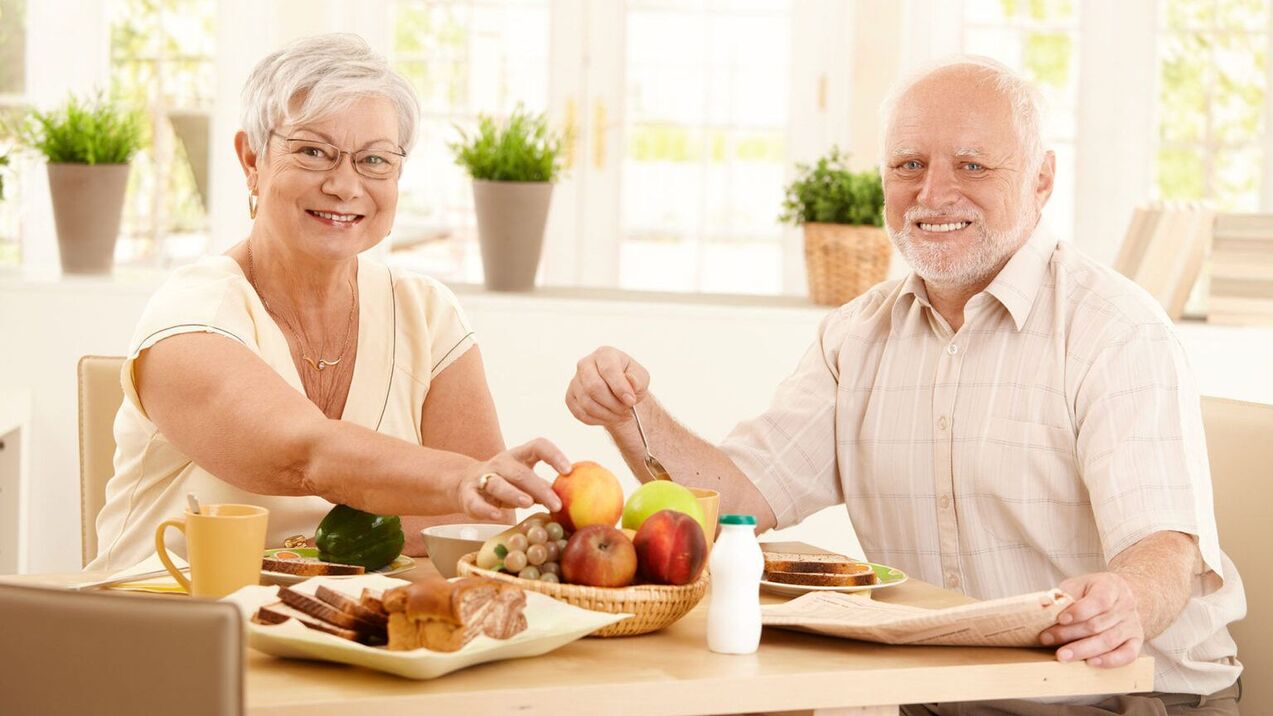 elderly couple happy with life