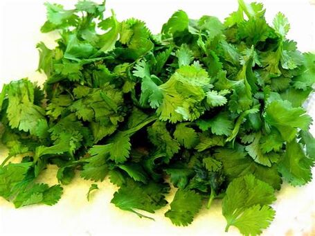 Cilantro contains vitamins A, B and C which are useful for male potency. 