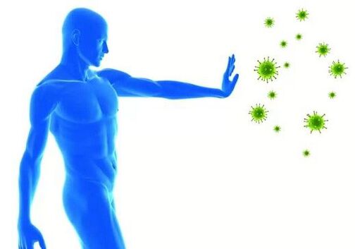 Under the influence of vitamins, the male immune system is strengthened